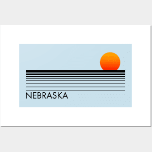 Nebraska Sun and Horizon Posters and Art